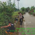 Giat Jumat Bersih Kerja Bakti Kapolsek Tegalwaru Polres Karawang dengan LSM MCI Kecamatan Tegalwaru