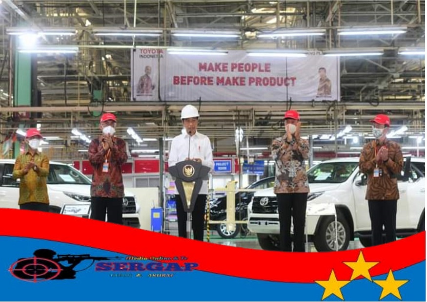 Bisa Produksi Mobil Ekspor, Presiden Jokowi Apresiasi Kualitas SDM Anak Dalam Negeri