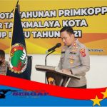 Kapolres AKBP Aszhari Kurniawan Membuka Rapat Anggota Tahunan Primkoppol Resor Tasikmalaya Kota Tutup Buku Tahun 2021