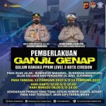 PPKM Level 3, Polres Cirebon Kota Mulai Hari Ini Berlakukan Ganjil Genap