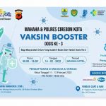 Percepat Vaksinasi, Wahaha dan Polres Cirebon Kota Gelar Vaksinasi Booster