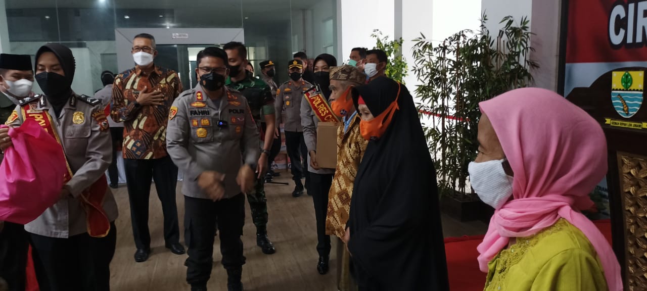 Kapolres Cirebon Kota Launching Program Cirebon Peduli Kemanusiaan
