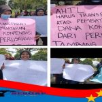 Demo Emak Emak Merapi Timur Tuntut AHTL (Pahala) Transparan Dana Konpensasi Debu