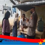 Bhabinkamtibmas Kelurahan Karanganyar Kecamatan Kawalu  Sambangi Warga Calon Penerima Bantuan Tunai Pedagang Kaki Lima Warung dan Nelayan