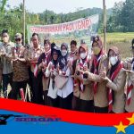 Ketua Kwarcab Pramuka Ciamis Hadiri Panen Perdana GNP di Pamarican