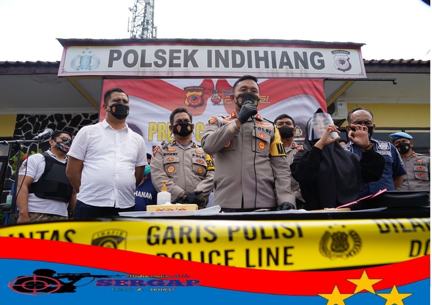 Kapolres Tasikmalaya Kota : Press Conference Pengungkapan Curanmor R2 di Wilayah Kota Tasikmalaya.