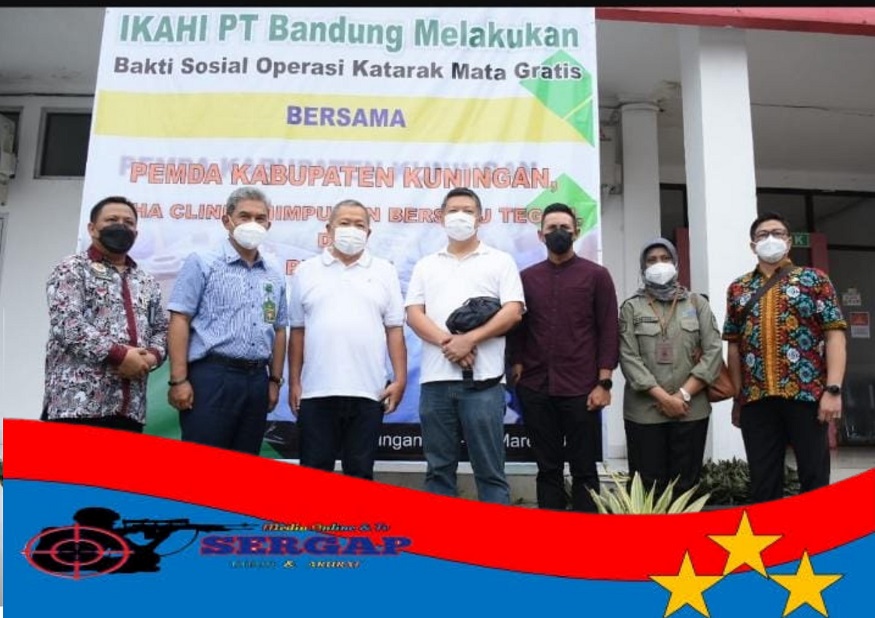 Pemkab Kuningan Bersama Pengadilan Tinggi Bandung, Menggelar Bakti Sosial Operasi Katarak Gratis Di RSUD Linggajati