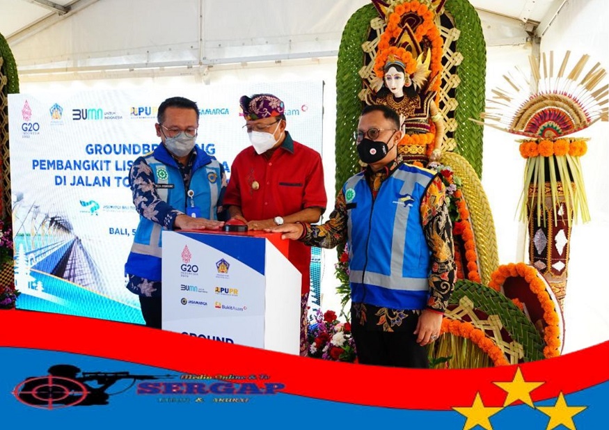 Groundbreaking PLTS di Jalan Tol Bali Mandara, Wujudkan Infrastruktur Ramah Lingkungan