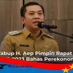 Wabup Karawang Aep Pimpin Rapat RKPD 2023 Bahas Perekonomian dan Infrastruktur