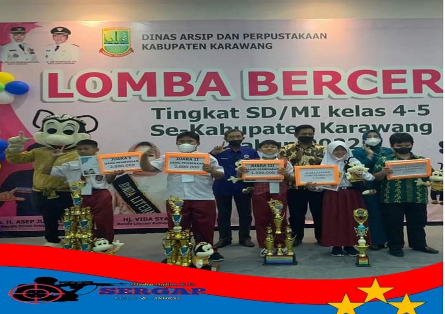 Juara Lomba Bercerita Diumumkan, ini Harapan Bunda Literasi Kabupaten Karawang Kepada Para Juara