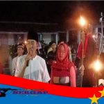 Sambut Bulan Suci Ramadan Masyarakat Desa Cirejag Kecamatan Jatisari Kabupaten Karawang Pawai Obor