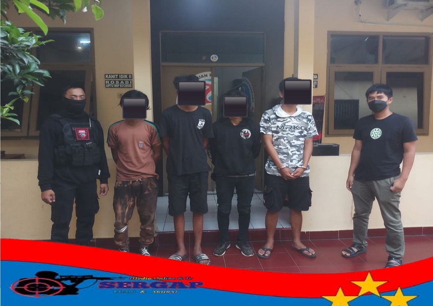 Patroli Tim Maung Galunggung Amankan Berandalan Bermotor dan Pengedar Pil Terlarang