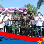 Pj. Bupati Muara Enim, Dr. H. Nasrun Umar, S.H., M.M., Meresmikan Peluncuran Jalan Tembus Simpang Aur - Muara Harapan Muara Enim