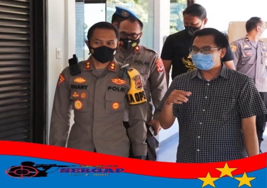 Kapolres Kuningan AKBP Dhany Aryanda,S.I.K., Melakukan Monitoring Ketersedian Bahan Pokok Di Gudang PT. WINGS