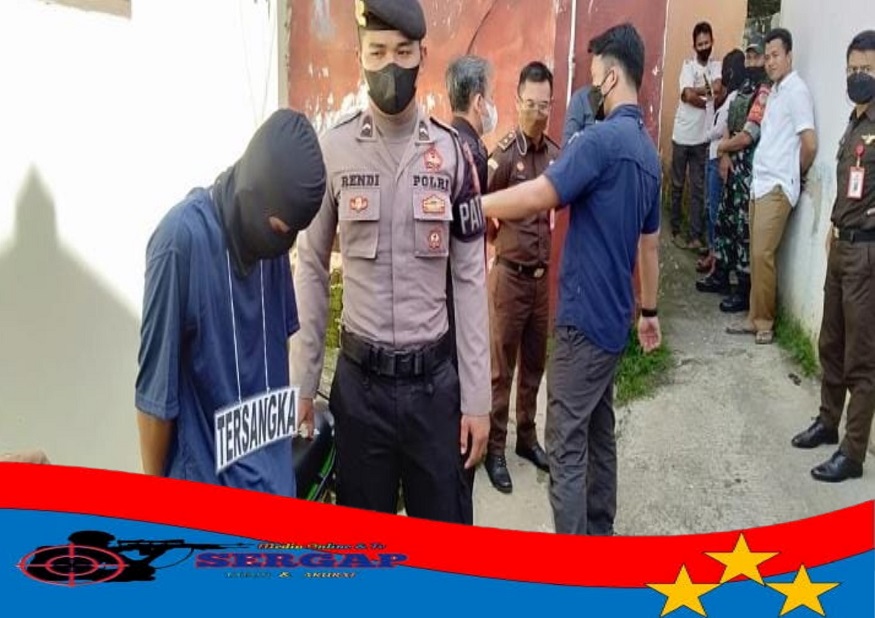 Polres Kuningan Gelar 40 Adengan Rekontruksi Kasus Pembunuhan Neng Eci Yang Tewas Di Kamar Kos