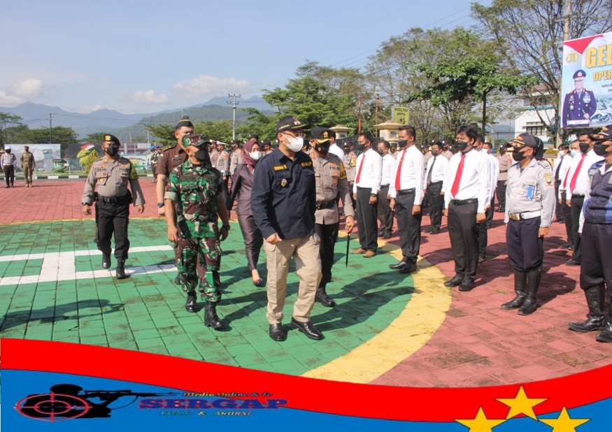 Jelang Ops Ketupat Lodaya 2022 Polres Sumedang Laksanakan Apel Gelar Pasukan