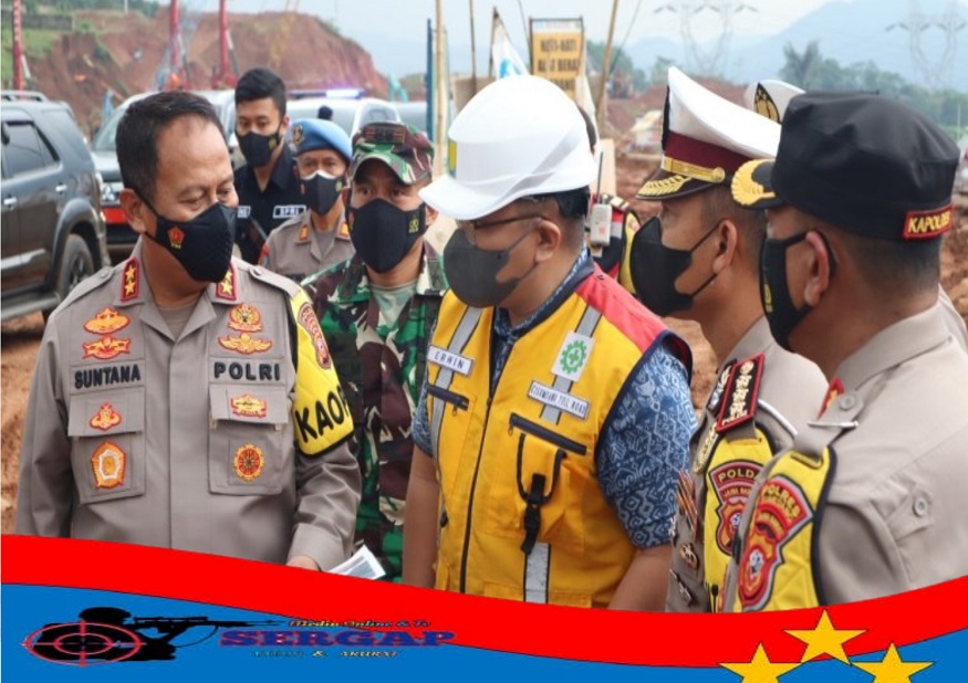 Kapolda Jabar Tinjau Jalur Mudik di Wilayah Kabupaten Sumedang