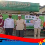 BAZNAS Kabupaten Kuningan Bagikan 50 Nasi Kotak Untuk Fakir Miskin dan Penguna Jalan Menjelang Berbuka Puasa