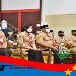 Ketua Kwartir Daerah Gerakan Pramuka Provinsi Jabar Atalia Praratya Ridwan Kamil Melantik Bupati Kuningan Sebagai Majelis Pembimbing (Mabicab) Kwartir Cabang Pramuka Kuningan