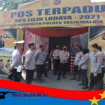 Jelang Arus Mudik-Balik Lebaran 2022, Kapolres Tasikmalaya Kota Cek Jalur dan Kesiapan Pos Pengamanan Gentong