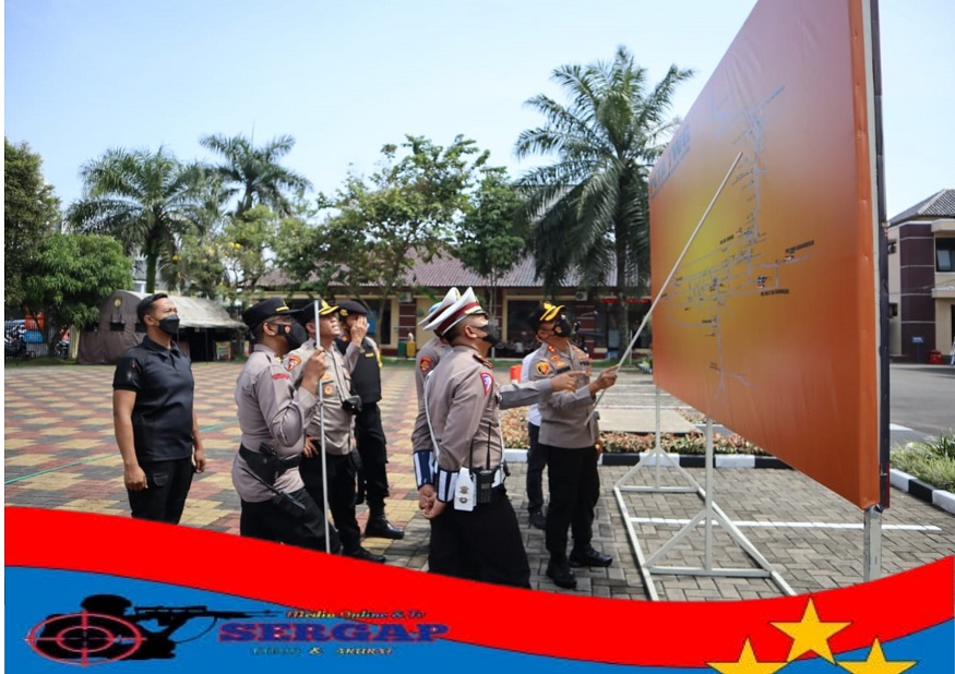 Polres Tasik Kota Gelar Tactical Wall Game (TWG) Jelang Operasi Ketupat Lodaya 2022