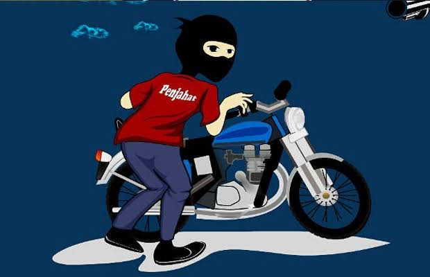 Motor Beat Milik Warga Sumber Raib di Masjid