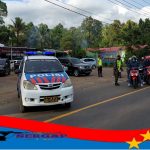 Polres Tanggamus Kawal Pemudik Motor Hingga Perbatasan