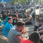 Unjuk Rasa di Kota Cirebon Diakhiri dengan Buka Puasa Bersama