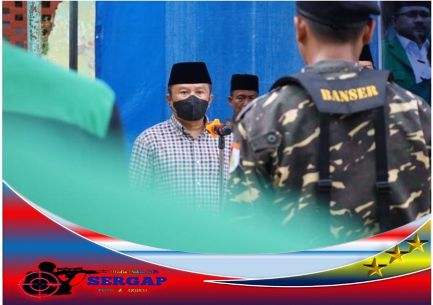 Sekda Kuningan Menutup Secara Resmi Pendidikan dan Pelatihan Dasar Banser PAC GP Ansor Satkoryon Kecamatan Kalimanggis