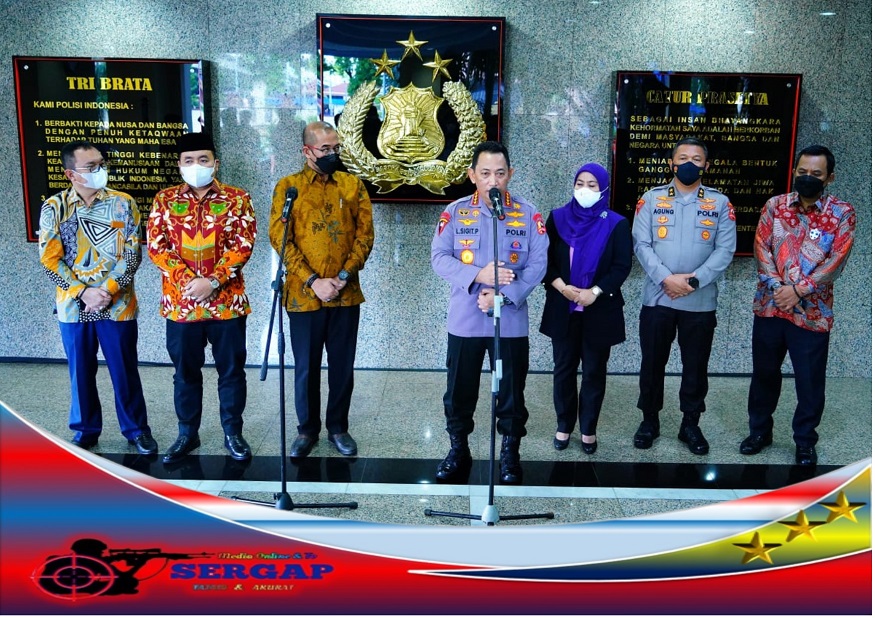 Terima Audiensi KPU, Kapolri Komitmen Amankan Seluruh Tahapan Pemilu 2024