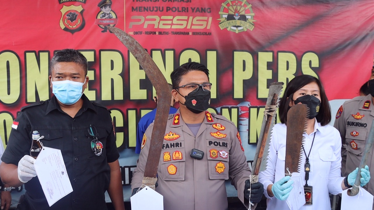 Anggota Geng Motor DPO Tawuran Konten Jagasatru Berhasil Ditangkap Sat Reskrim Polres Ciko