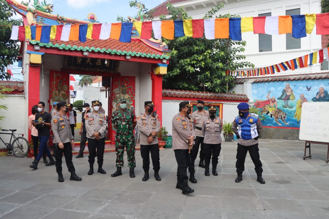 Kapolres Cirebon Kota Bersama PJU, Cek Giat Vihara Dalam Perayaan Hari Raya Waisak 2566