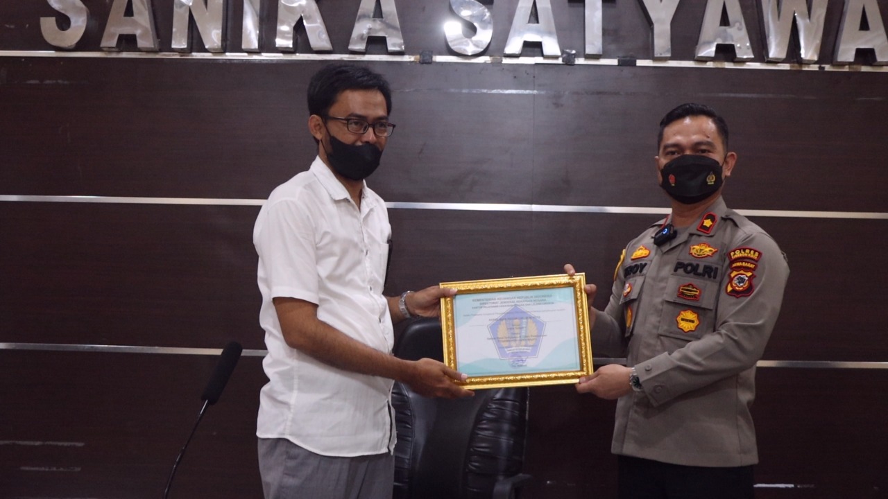 Polres Cirebon Kota Mendapatkan Penghargaan Juara Terbaik ke-1 dari KPKNL