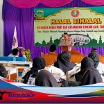 Kapolsek Cineam Hadiri Halal Bihalal Keluarga Besar PGRI dan Deklarasi Penolakan Genk Motor