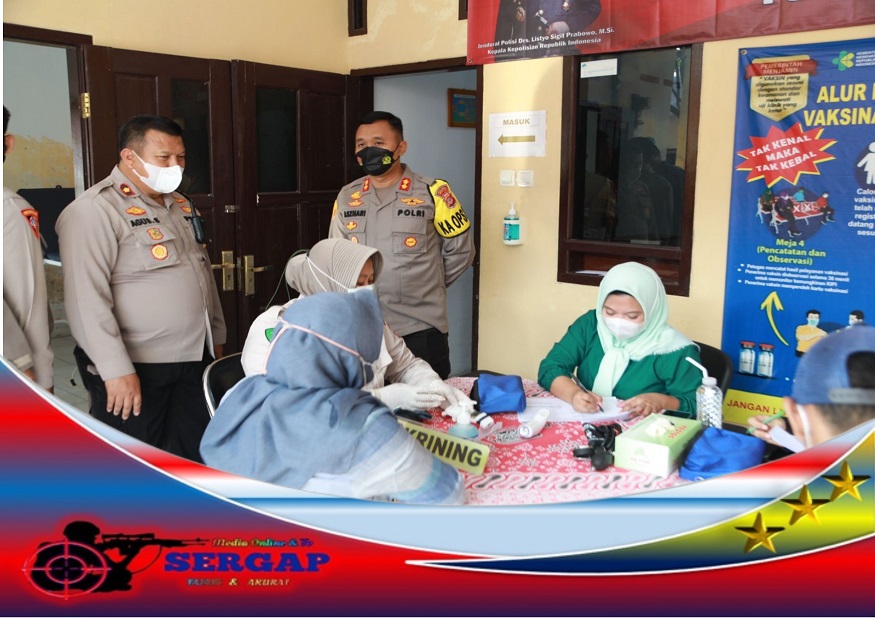 Sambut Hari Bhayangkara ke -76, Polres Tasikmalaya Kota Gelar Bakti Kesehatan