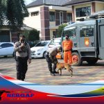 Binlat Kewilayahan Bidang SAR dan K9 (Polisi Satwa) dari Dir Samapta Polda Jabar kepada Personel Sat Samapta Polres Tasikmalaya Kota