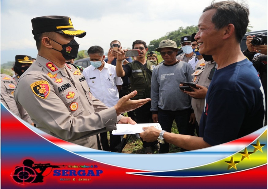 Kapolres Tasikmalaya Kota Tinjau Lahan Untuk Pembangunan Polsek Bungursari