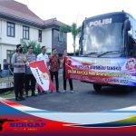 Kapolda Cup: Kapolres Banjar Lepas Atlet Bulu Tangkis Perwakilan dari Polres Banjar