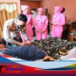 Kapolres Tasikmalaya Kota Anjangsana Kepada Personel Aktif yang Sakit Menahun, Warakawuri dan Purnawirawan Polri