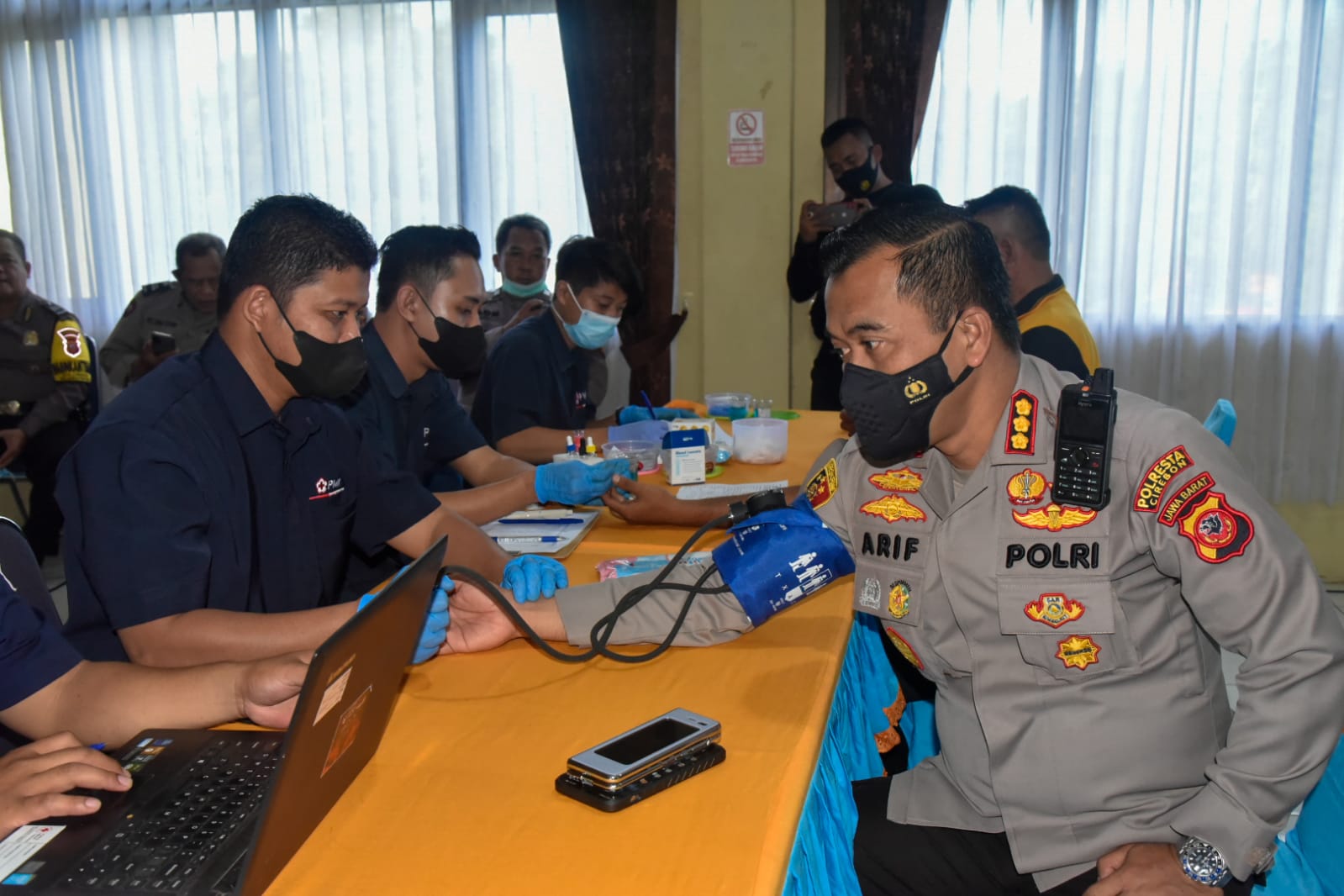 Peringati Hari Bhayangkara ke-76, Polresta Cirebon Gelar Donor Darah