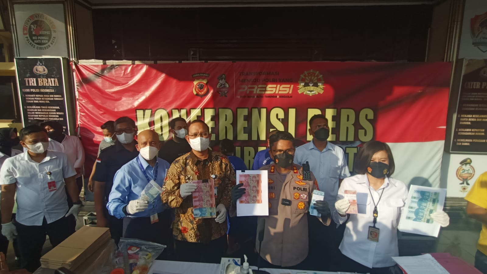 Sat Reskrim Polres Ciko Ungkap Peredaran Uang Palsu dan Tangkap Produsennya