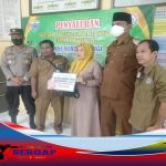 Kapolsek Mandalawangi Polres Pandeglang hadiri Penyaluran BLT Desa mandalawangi