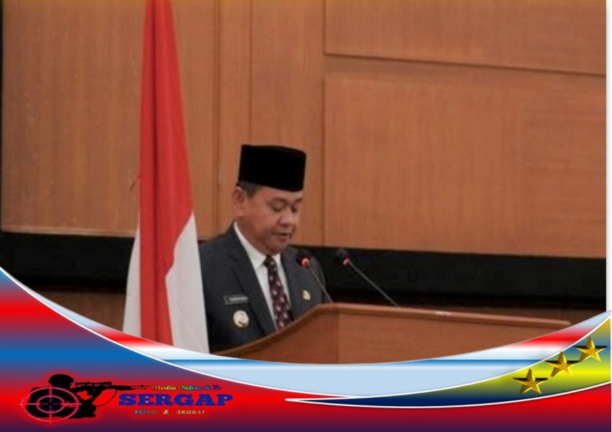 Pj Bupati Muara Enim Sampaikan Raperda Pertanggungjawaban APBD TA. 2021