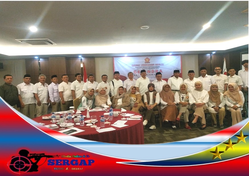 DPC Partai Gerindra Kota Tasik Gelar Rapat Program Kerja