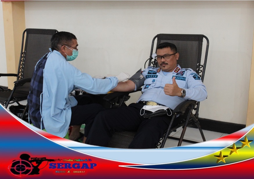 Jajaran Pengayoman Wilayah Jember Gelar Donor Darah