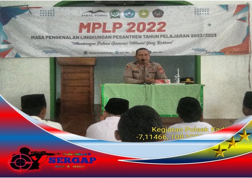 Kapolsek Kadipaten Berikan Pembinaan dan Penyuluhan Kamtibmas Kepada Santri Baru di Ponpes Jabal Toriq Dalam Rangka Kegiatan MPLP