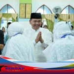 Pj Bupati Muara Enim Melepas Keberangkatan 177 Jemaah Calon Haji