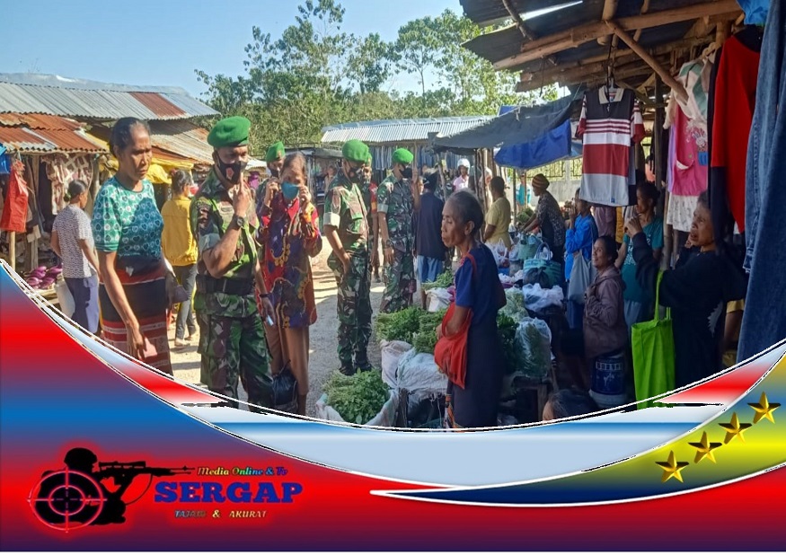 Cegah Terjadinya Gangguan Keamanan Anggota Koramil 1613-03/Katikutana Laksanakan Patroli Rutin