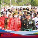 Upacara HUT RI Ke-77 Di Alun-Alun Rumjab Gubernur NTT Dihadiri Oleh Danrem 161/WS