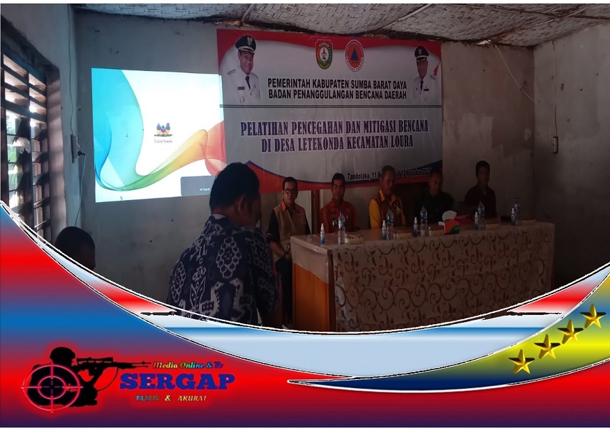 Pelatihan  Pencegahan Dan Mitigasi Bencana Di Desa Letekonda Kecamatan Loura